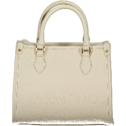 Beige Polyethylene Handbag
