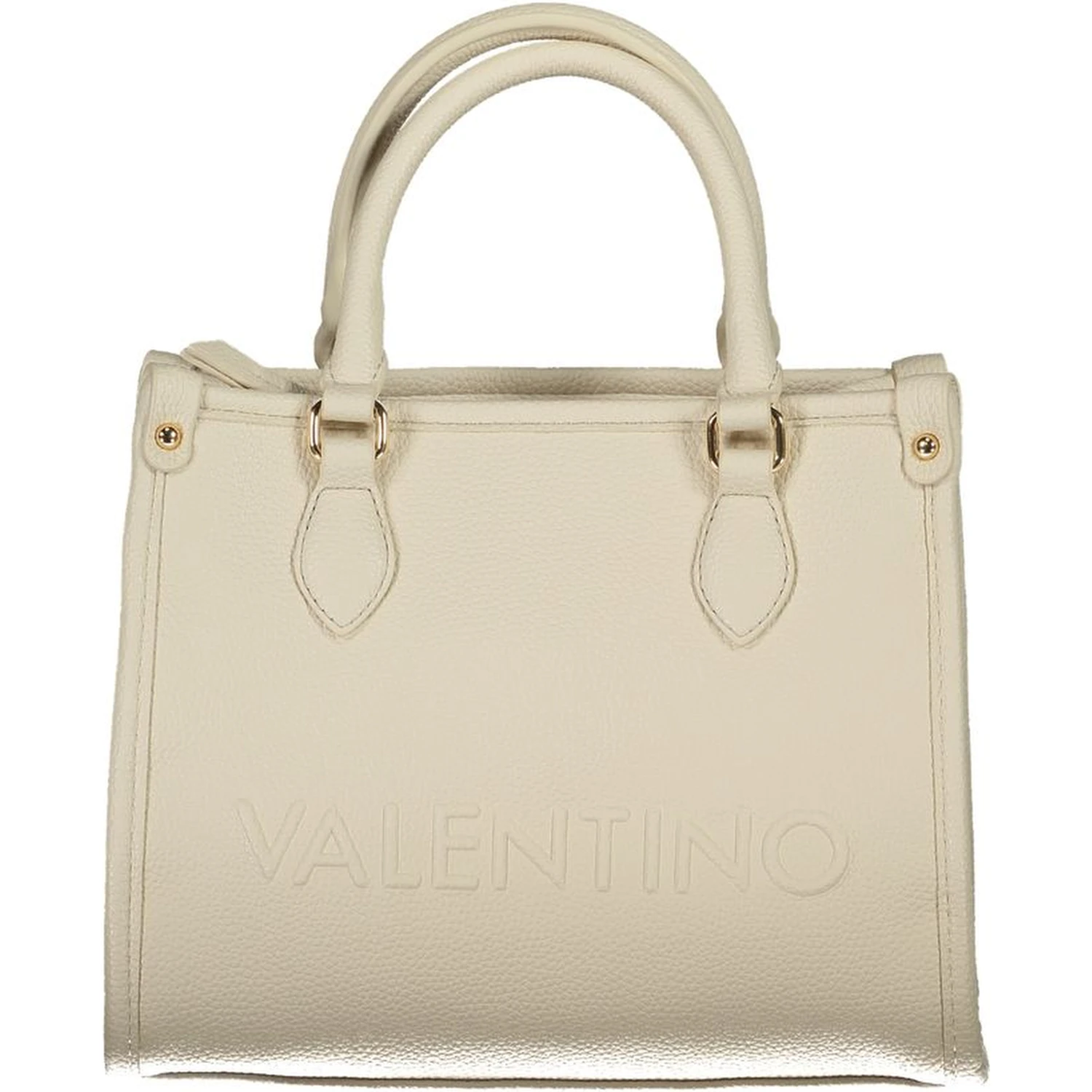 Beige Polyethylene Handbag