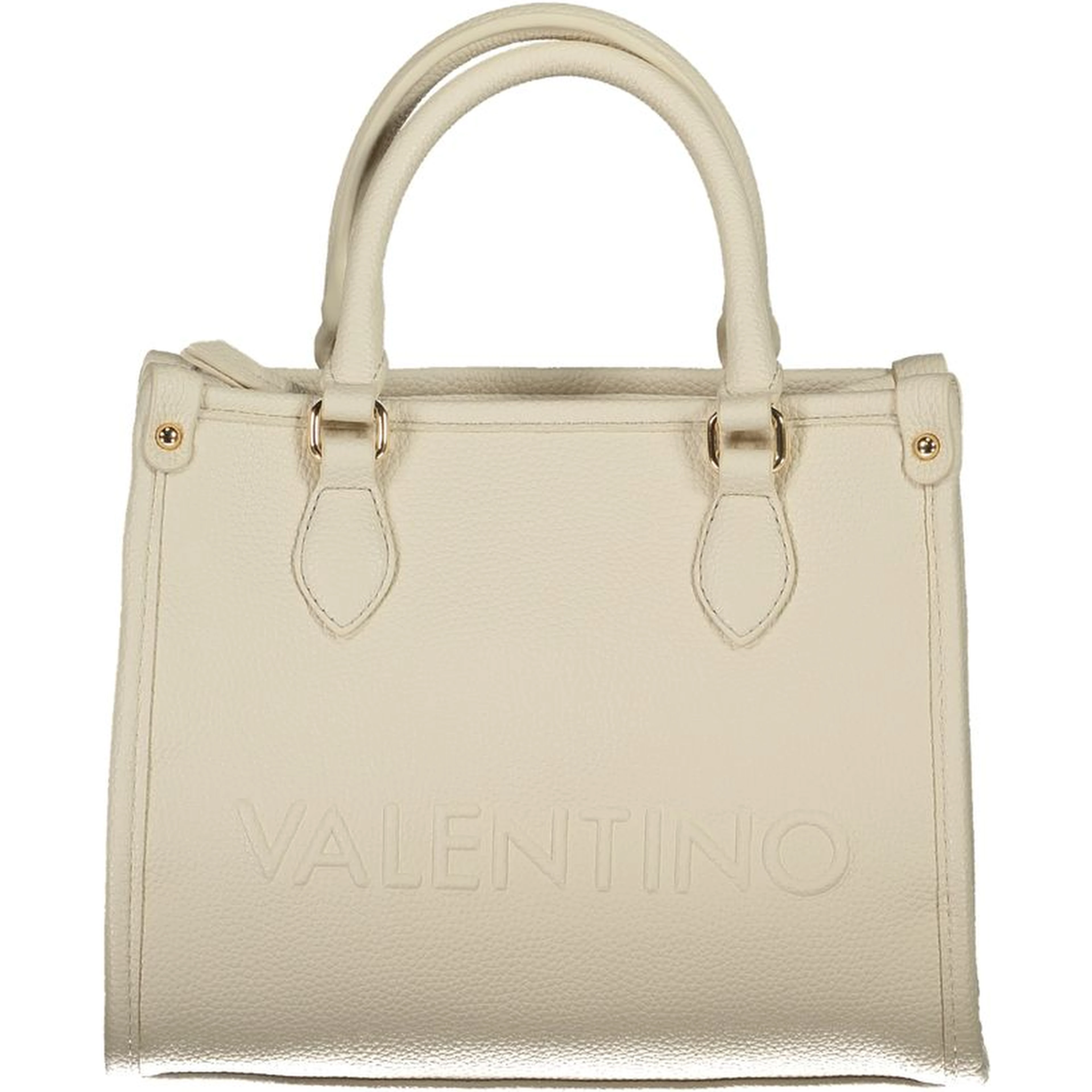 Beige Polyethylene Handbag