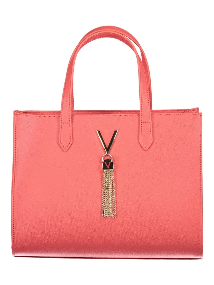Pink Polyethylene Handbag