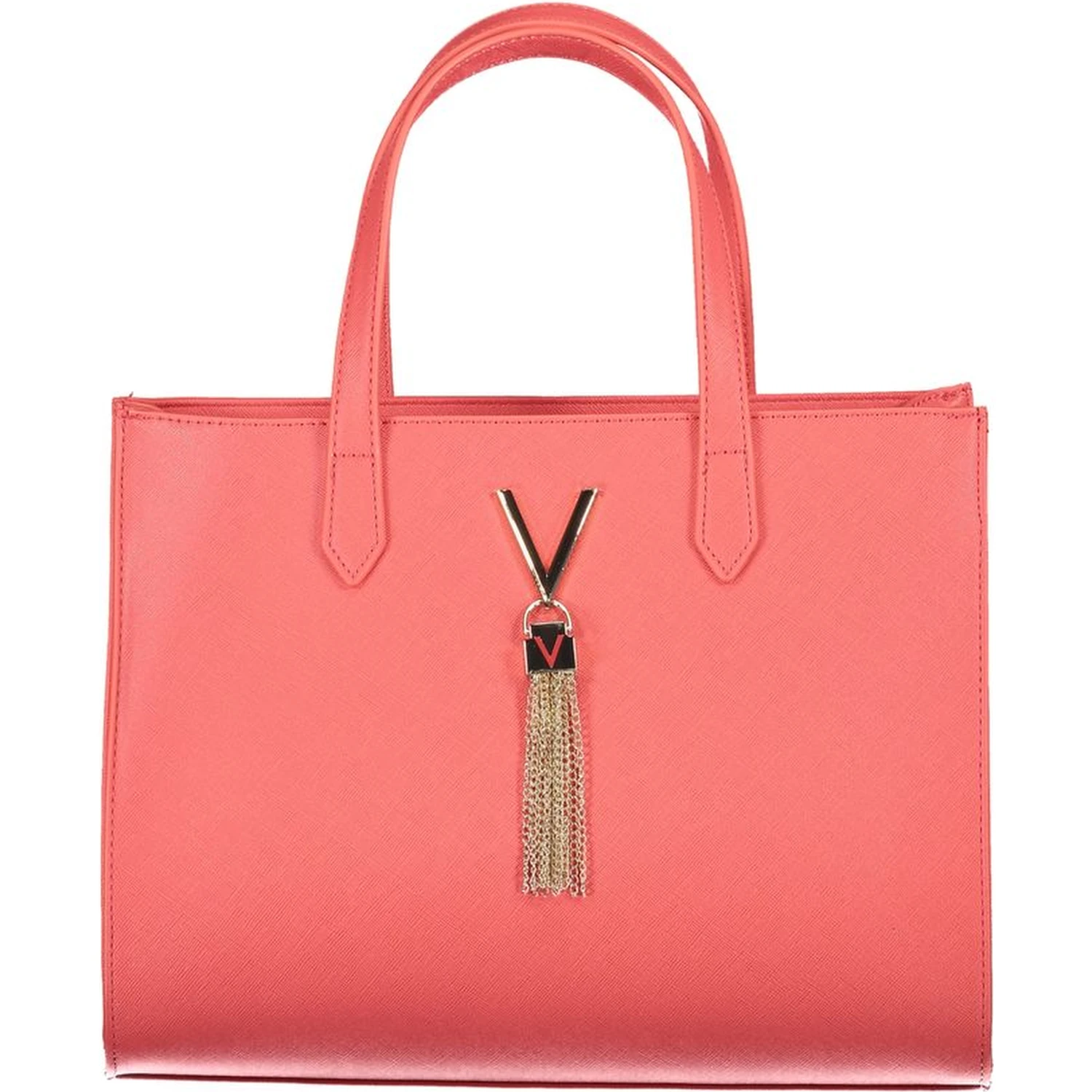 Pink Polyethylene Handbag