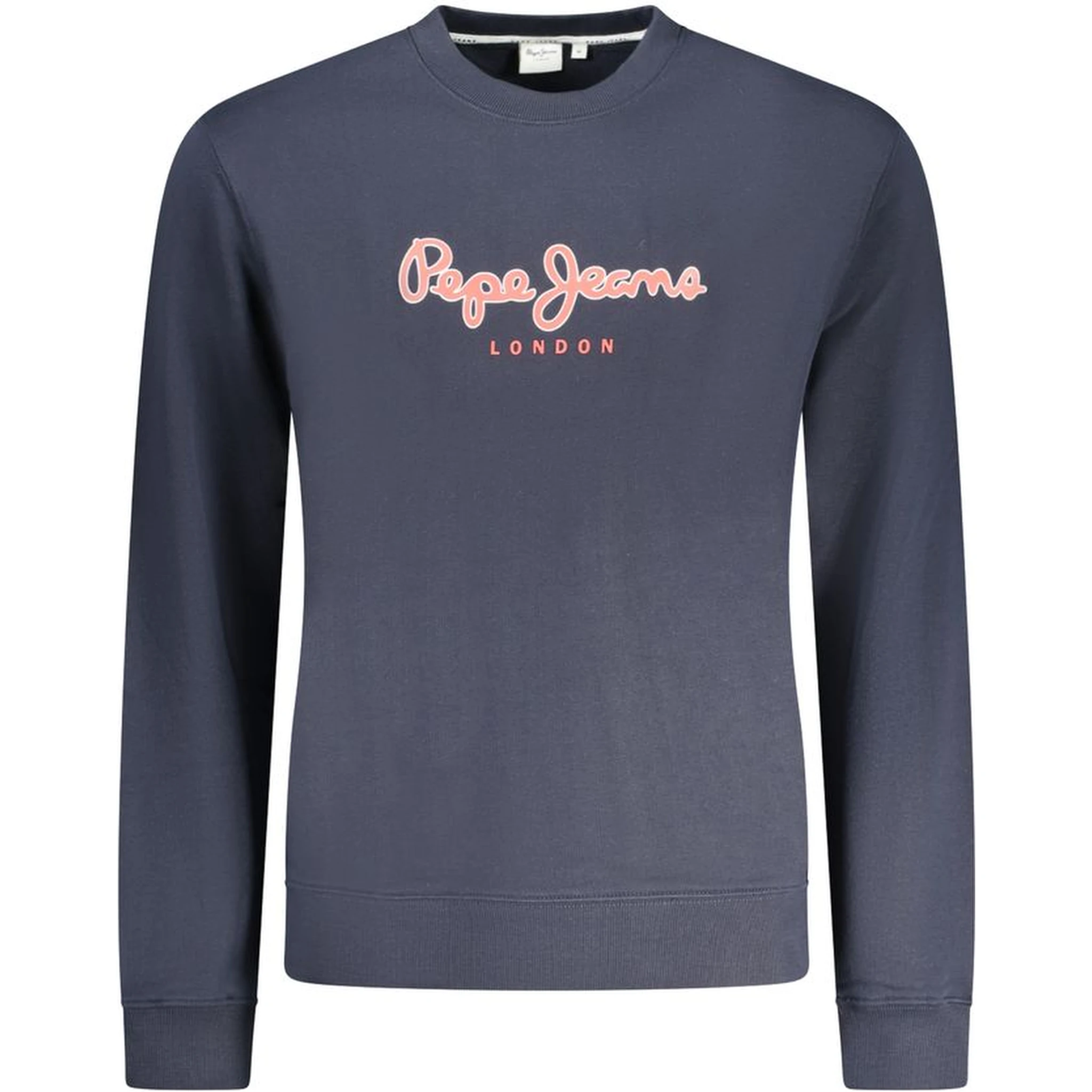 Blue Cotton Men Sweater