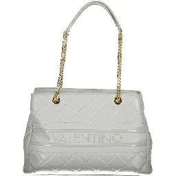 Gray Polyethylene Handbag
