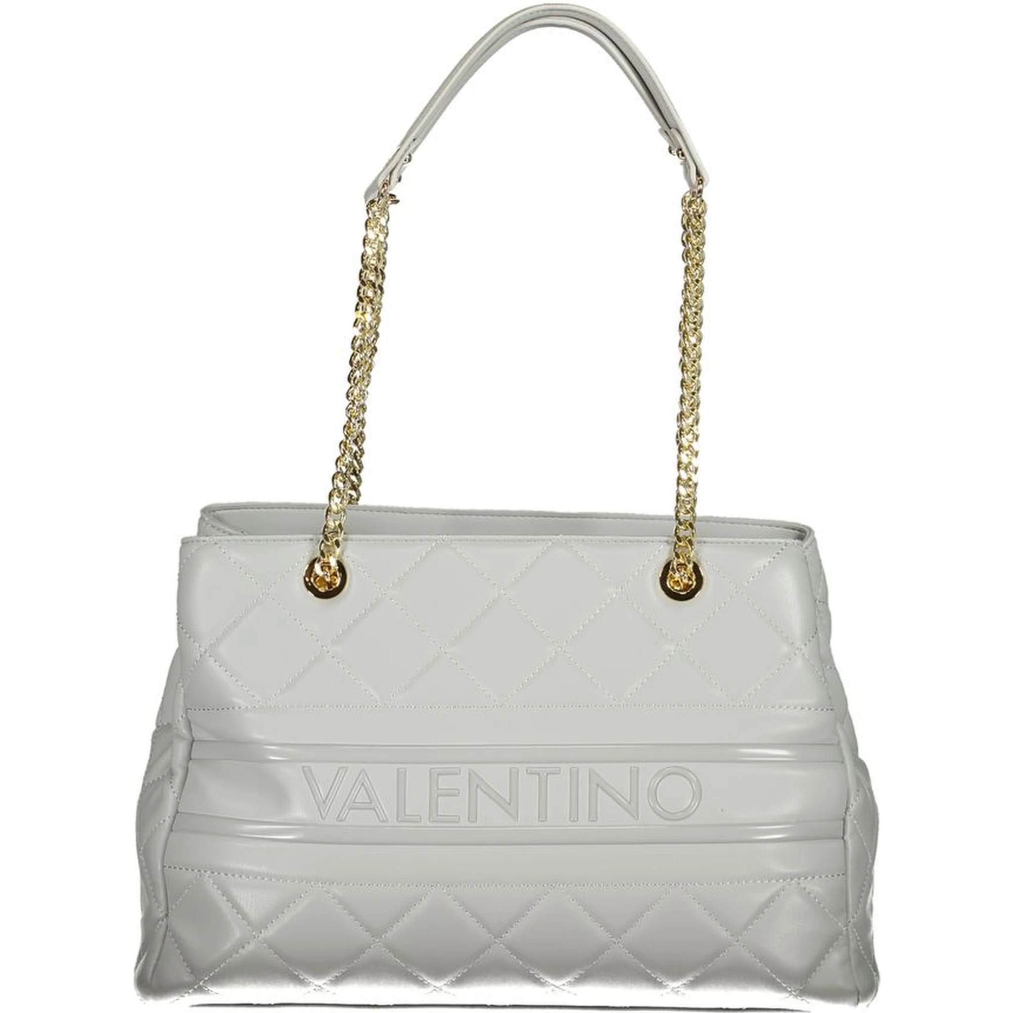Gray Polyethylene Handbag