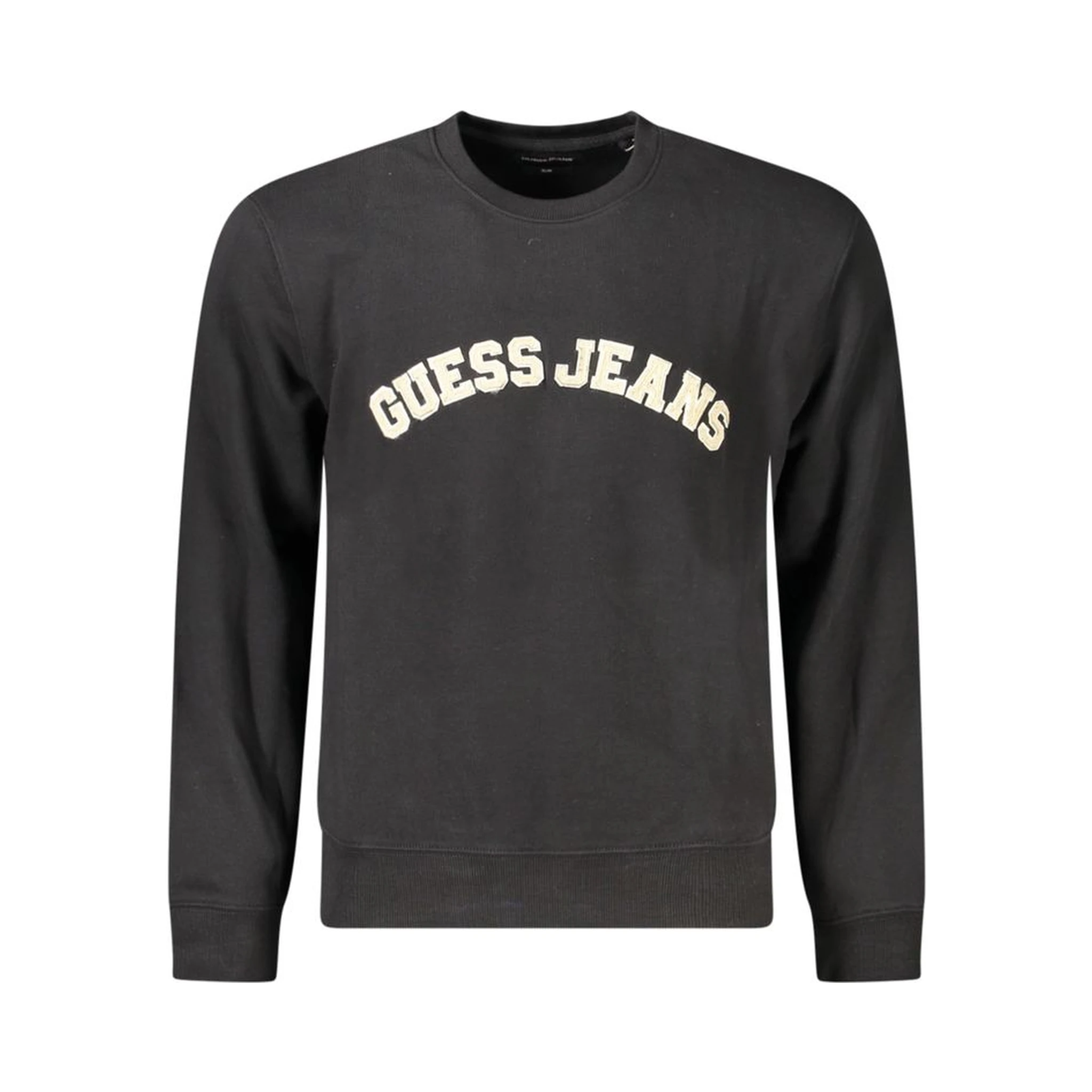 Black Cotton Men Sweater