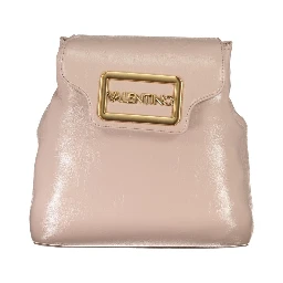 Pink Polyethylene Backpack