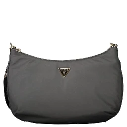 Black Polyester Handbag