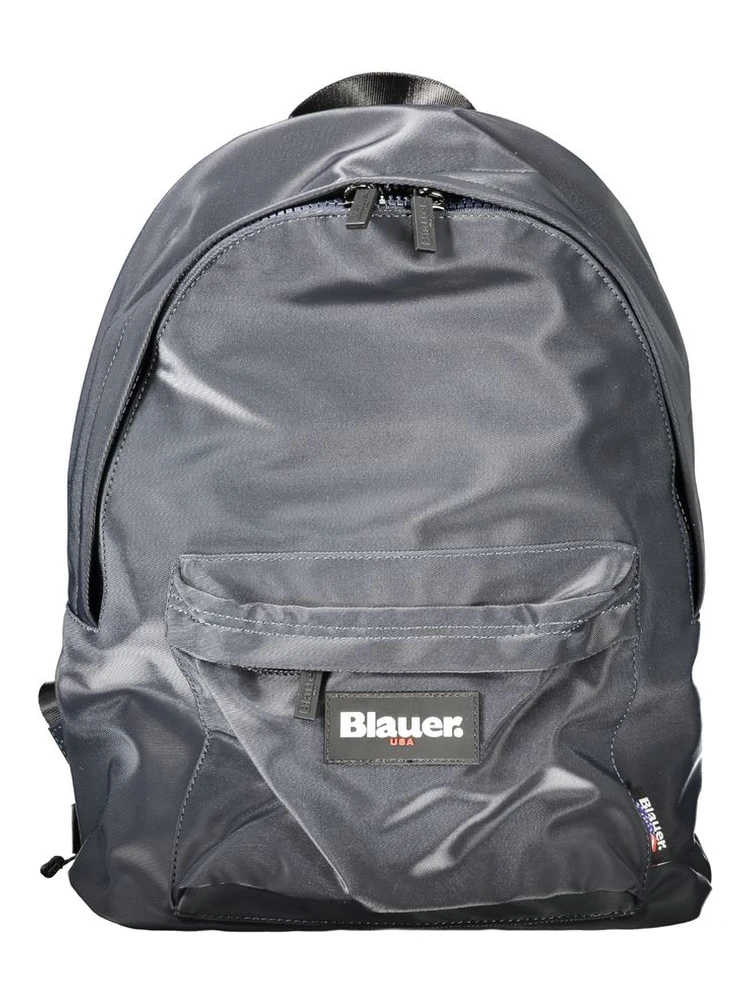 Blue Polyester Backpack