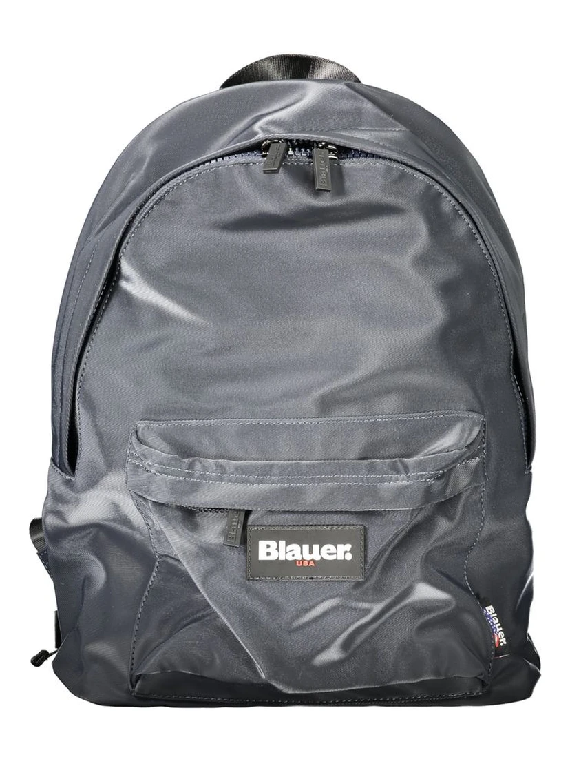 Blue Polyester Backpack