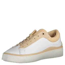 White Polyester Sneaker