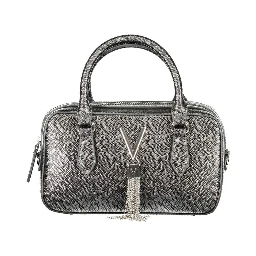 Gray Polyethylene Handbag