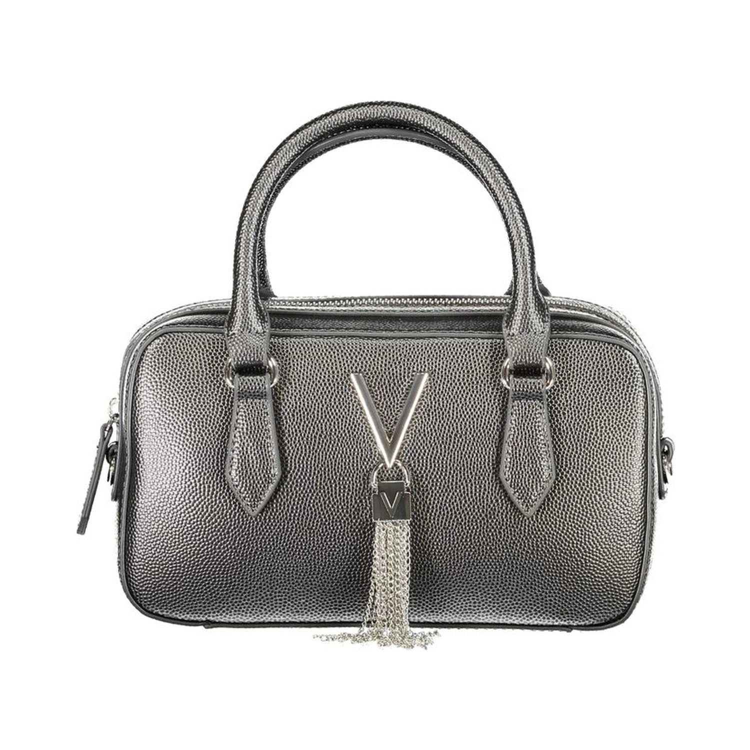 Gray Polyethylene Handbag