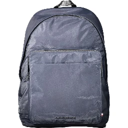 Blue Polyester Backpack