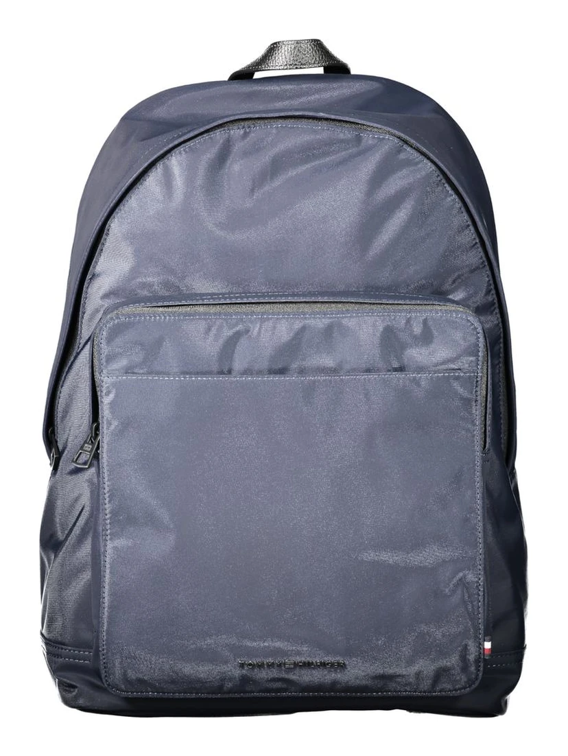 Blue Polyester Backpack
