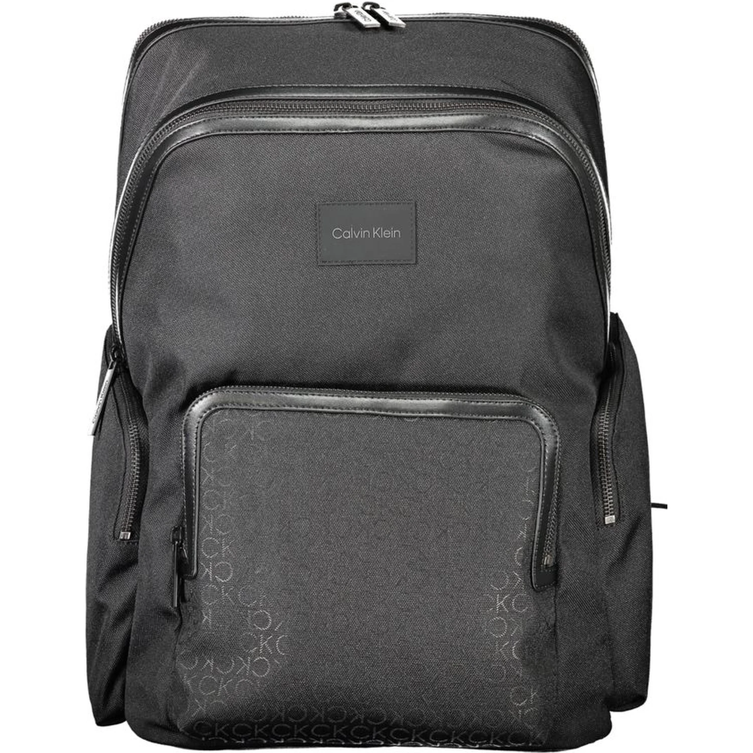 Black Polyester Backpack