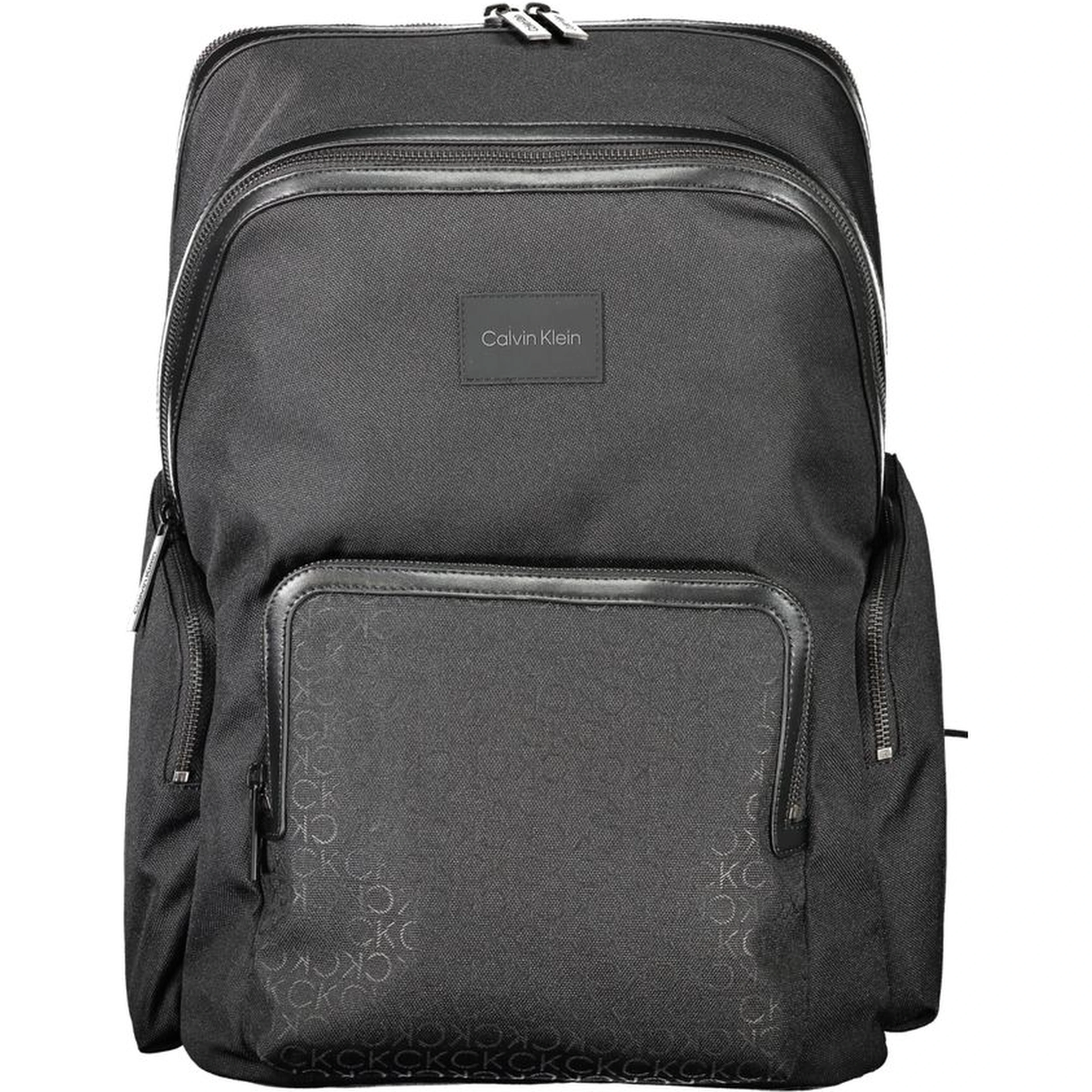 Black Polyester Backpack
