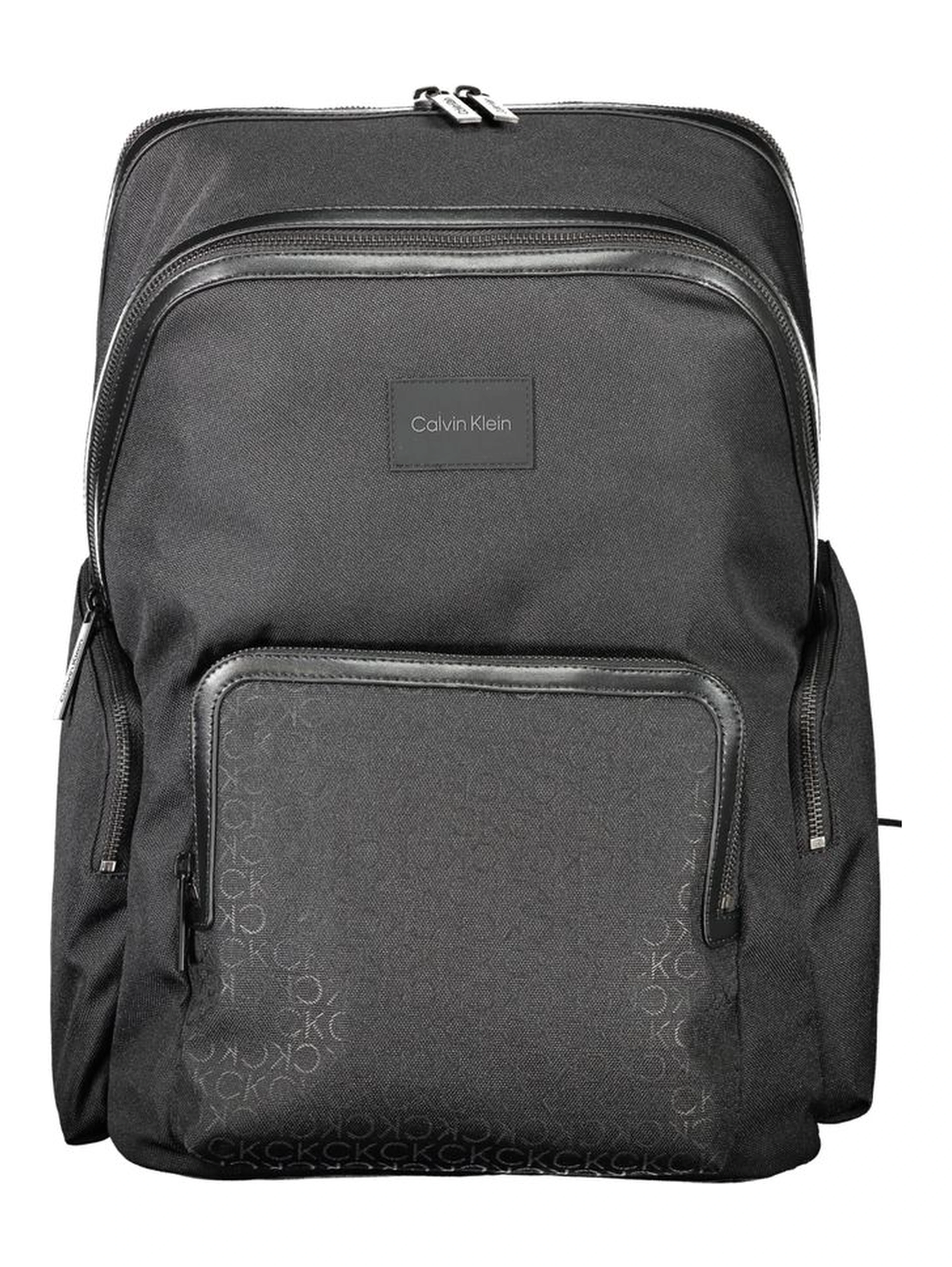 Black Polyester Backpack