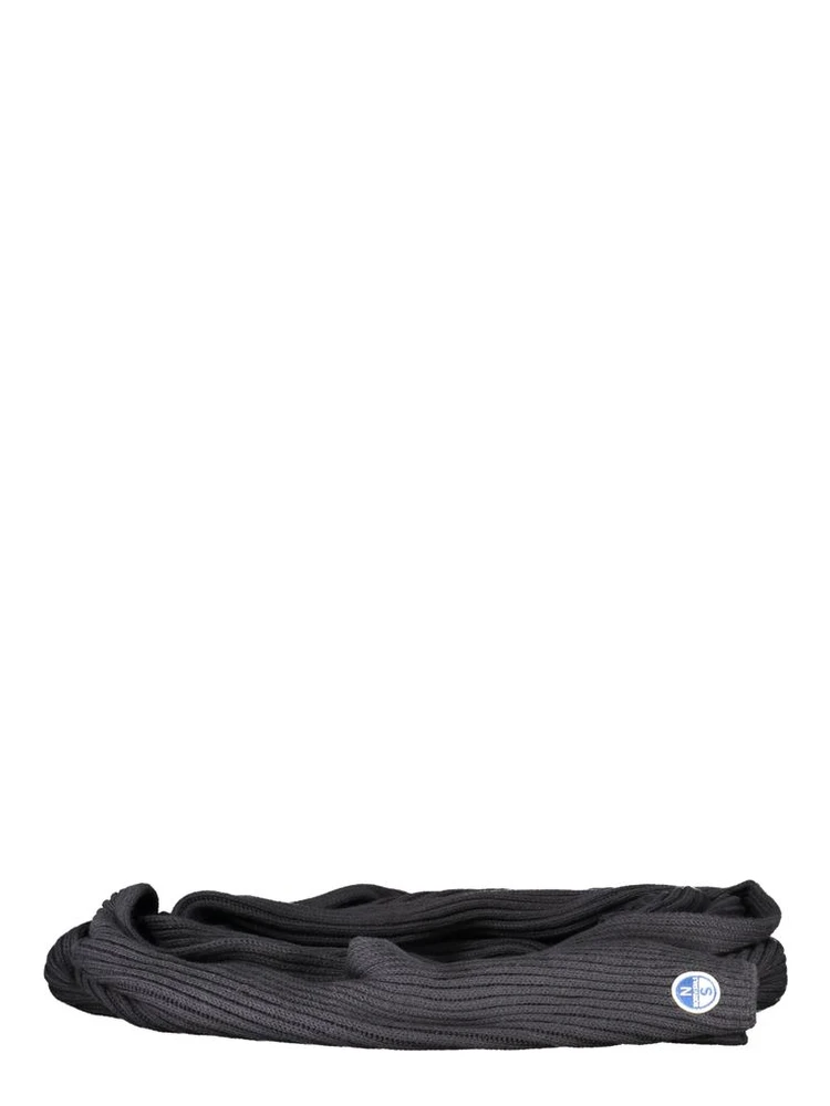 Black Cotton Scarf