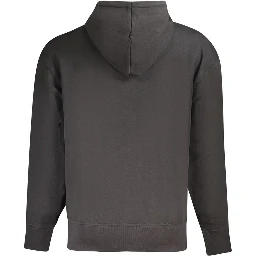 Black Cotton Men Sweater