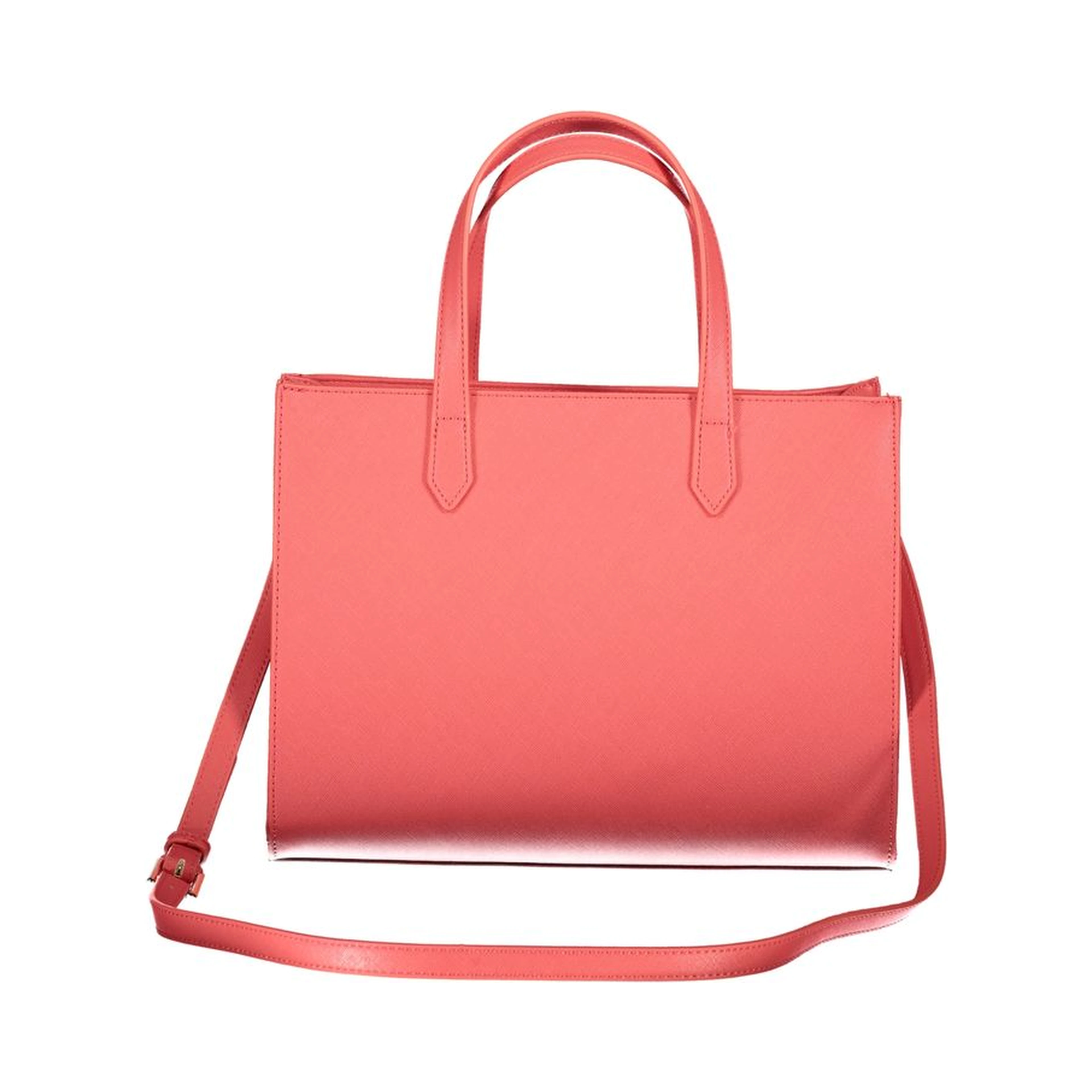 Pink Polyethylene Handbag