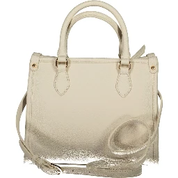 Beige Polyethylene Handbag