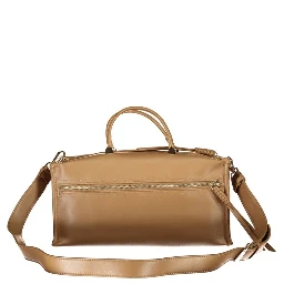 Beige Polyethylene Handbag