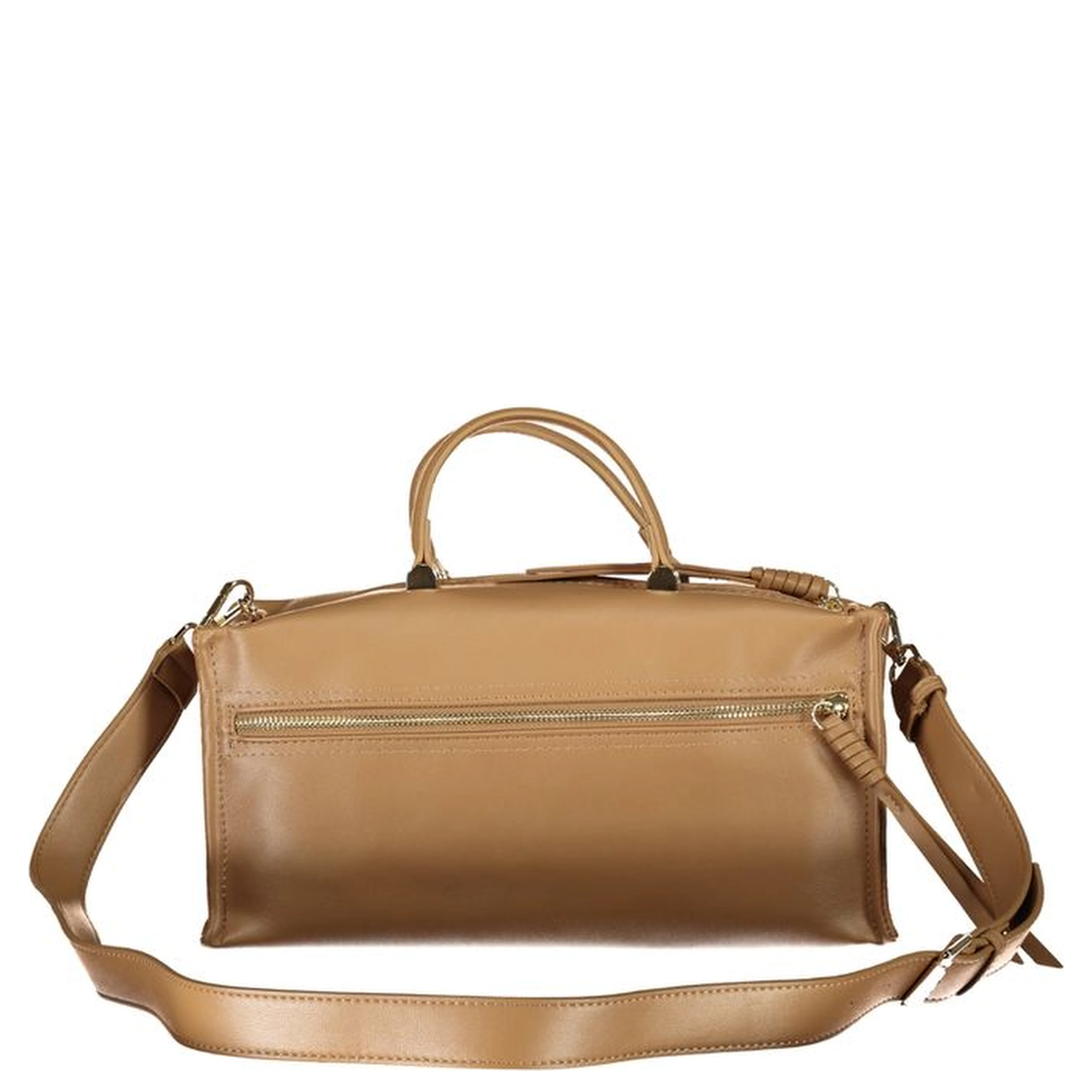 Beige Polyethylene Handbag