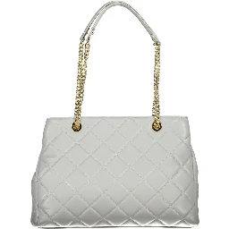 Gray Polyethylene Handbag
