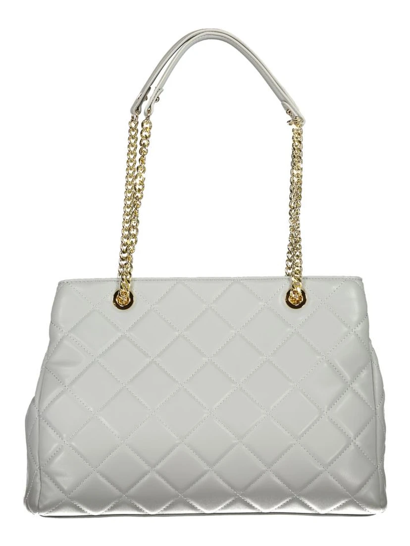 Gray Polyethylene Handbag