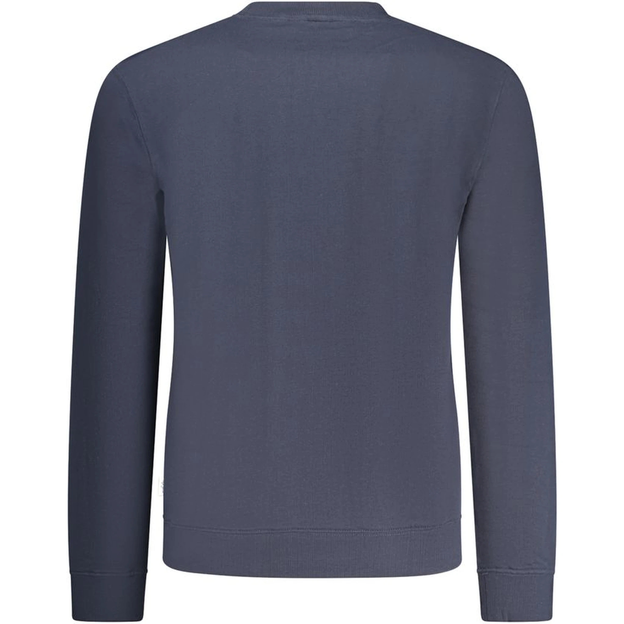 Blue Cotton Men Sweater