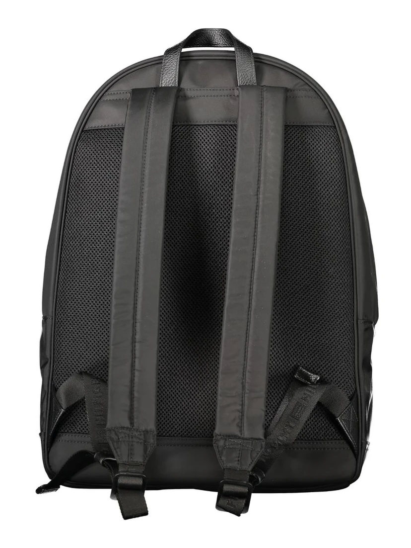 Black Polyester Backpack