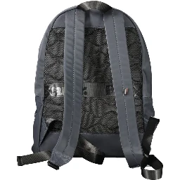 Blue Polyester Backpack