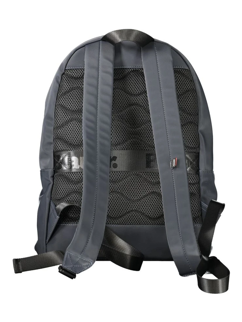 Blue Polyester Backpack