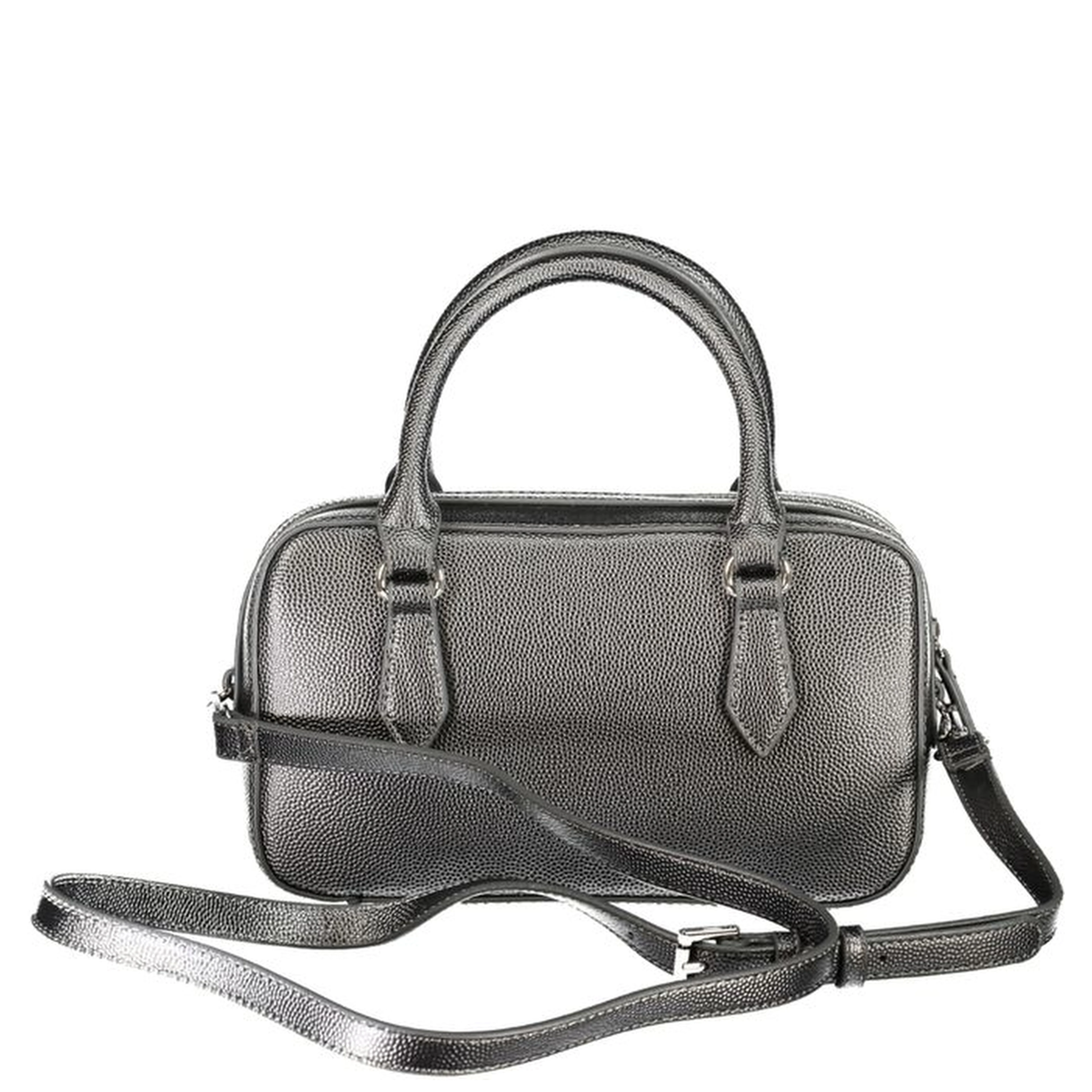 Gray Polyethylene Handbag