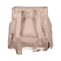Pink Polyethylene Backpack