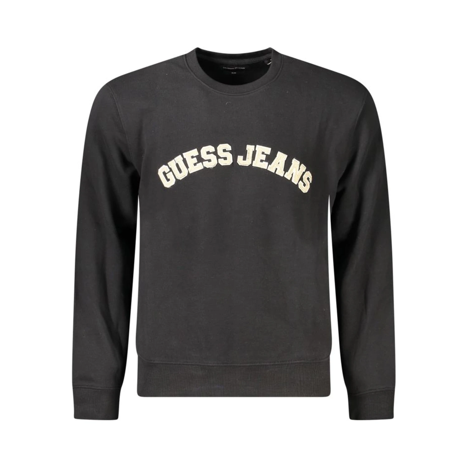 Black Cotton Men Sweater