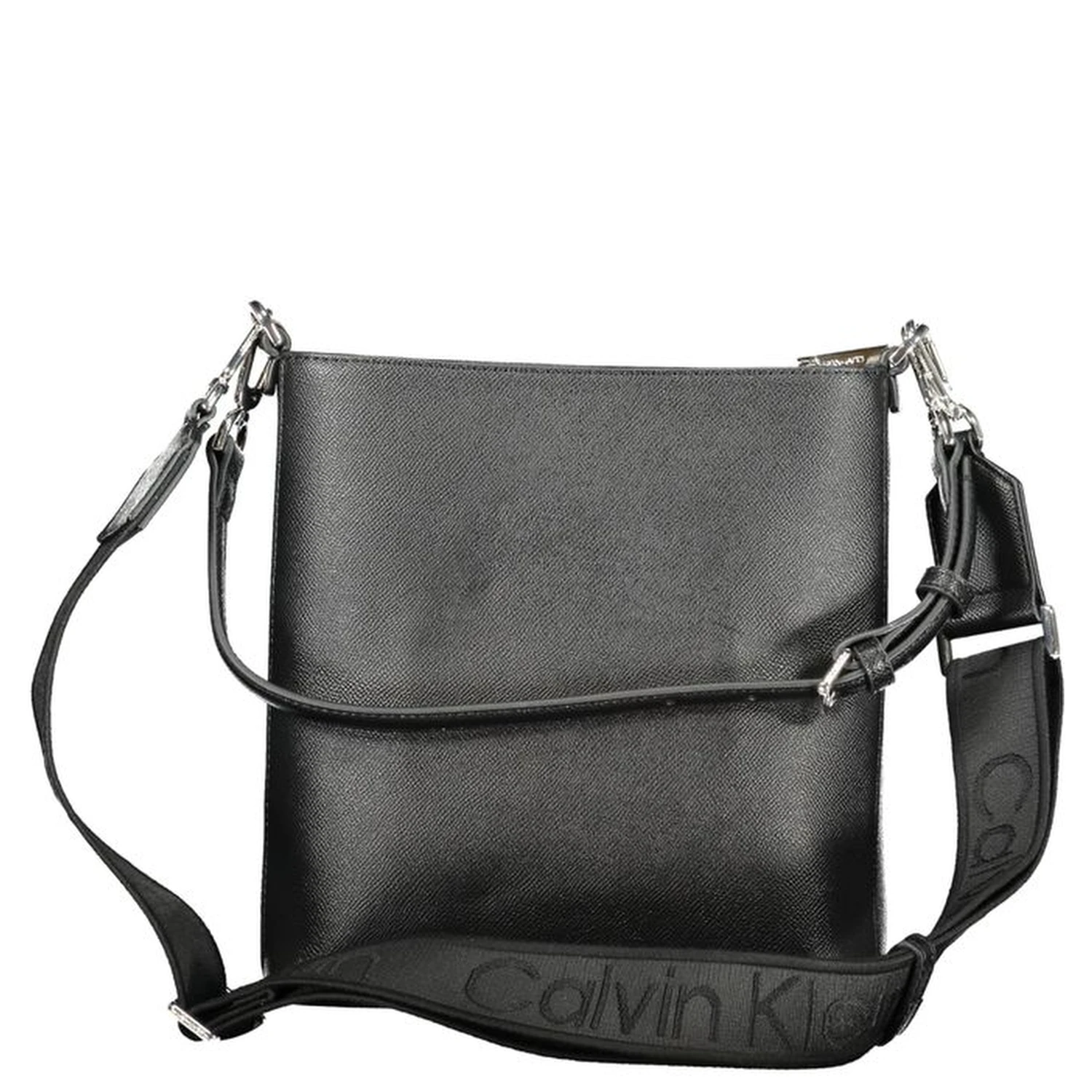 Black Polyester Handbag