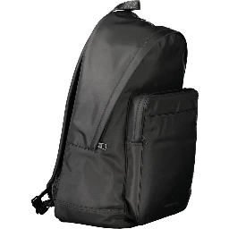 Black Polyester Backpack