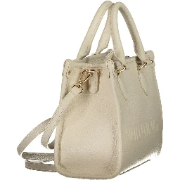 Beige Polyethylene Handbag