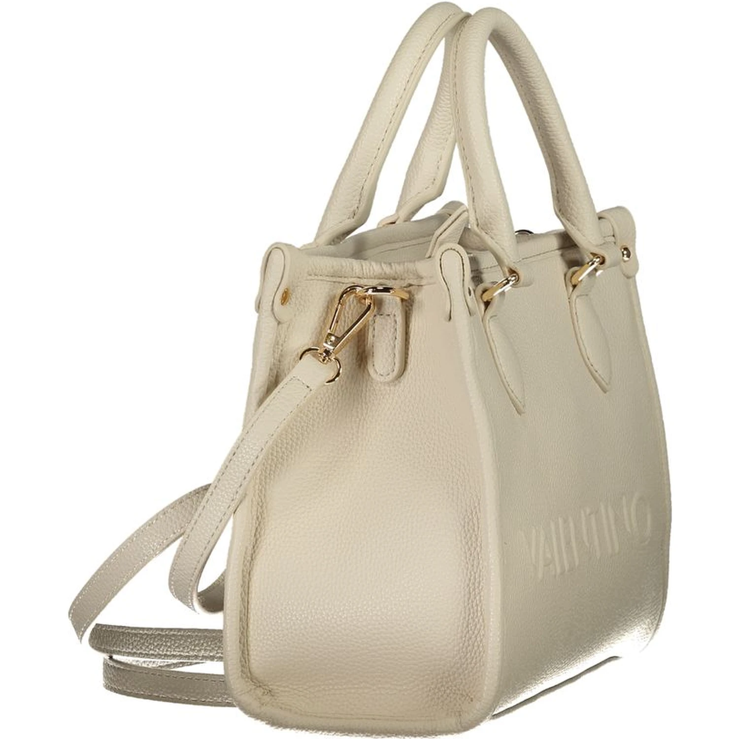 Beige Polyethylene Handbag