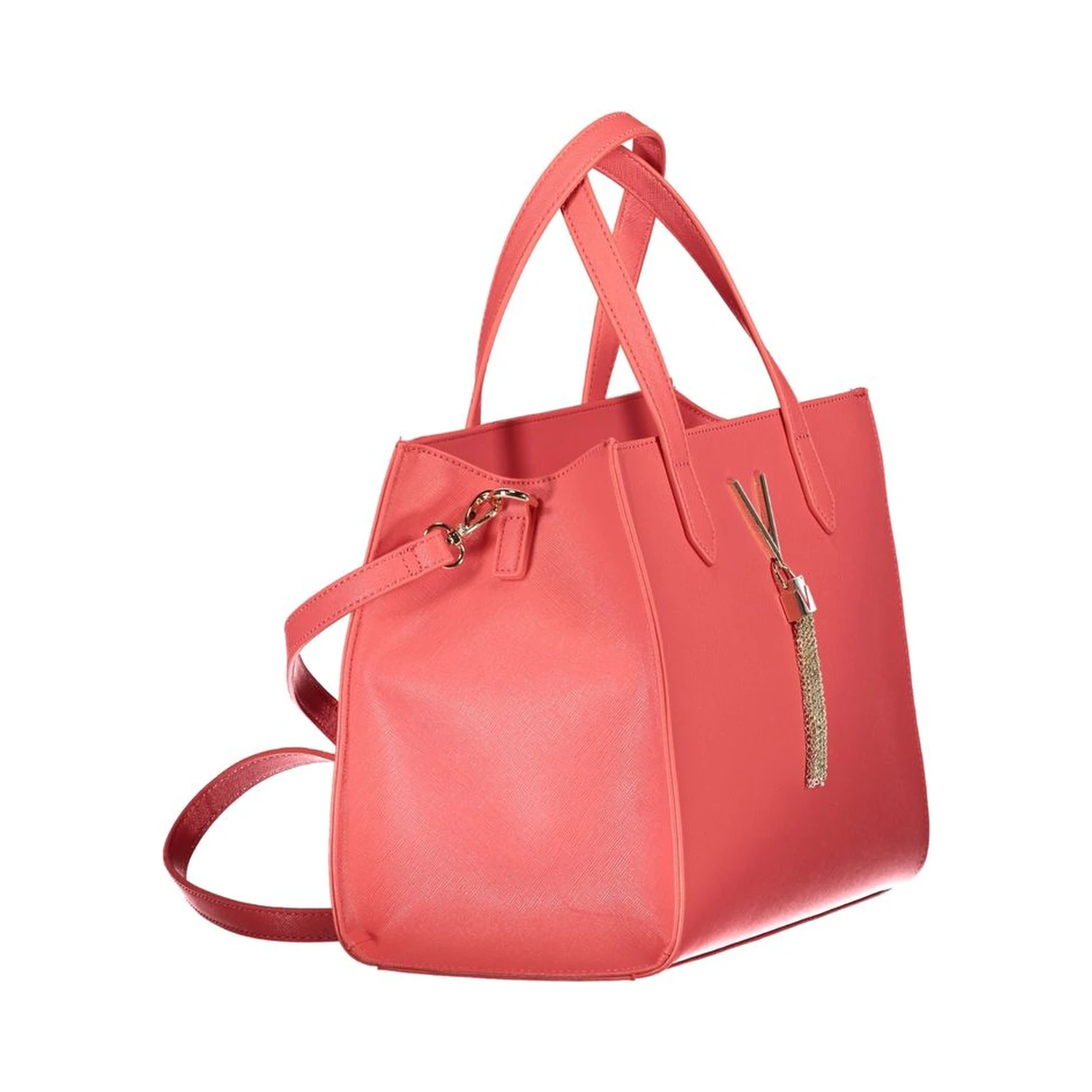 Pink Polyethylene Handbag