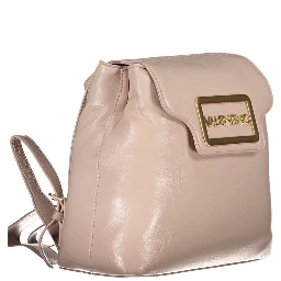 Pink Polyethylene Backpack