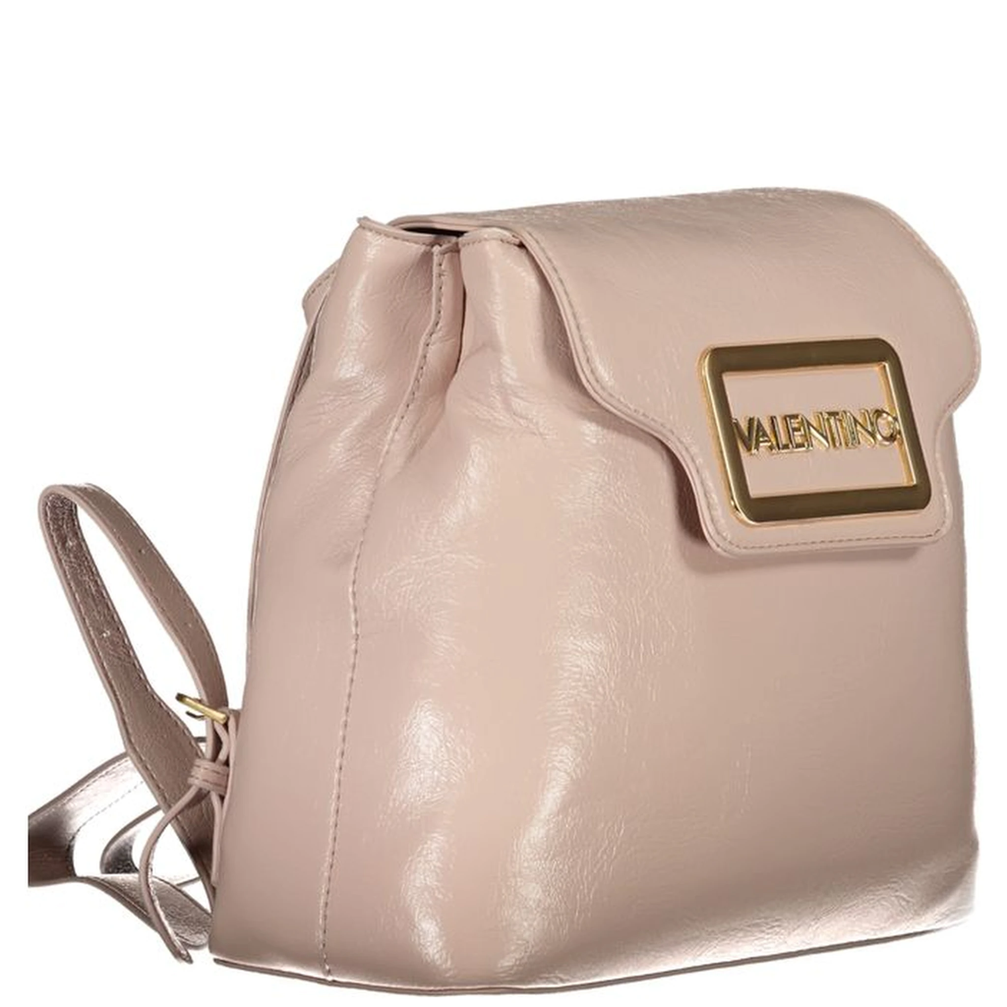 Pink Polyethylene Backpack