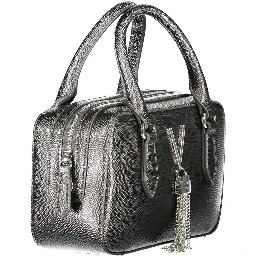 Gray Polyethylene Handbag