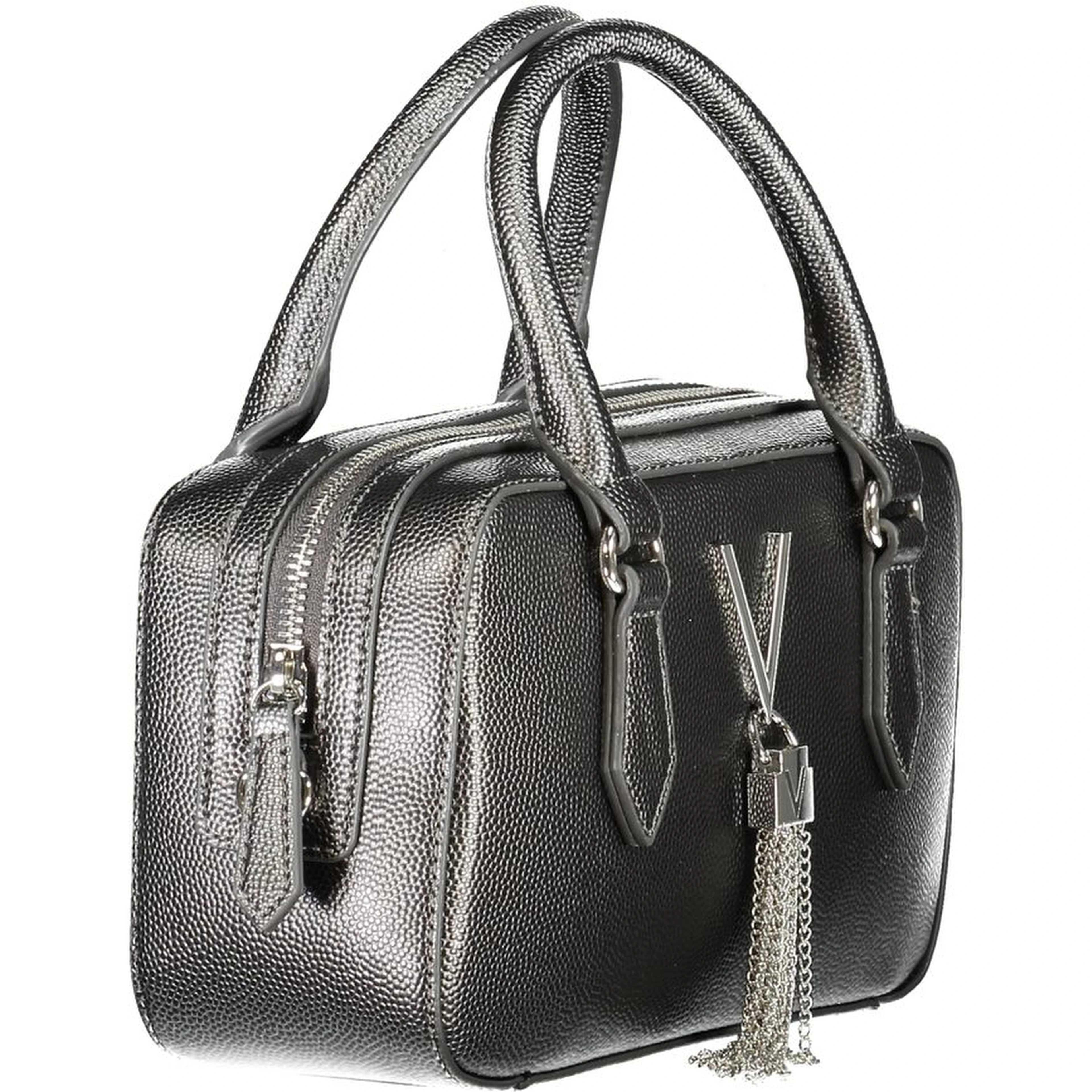 Gray Polyethylene Handbag