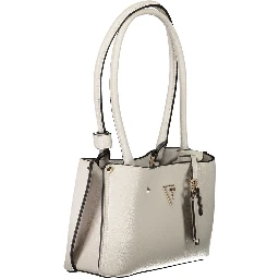 Gray Polyethylene Handbag