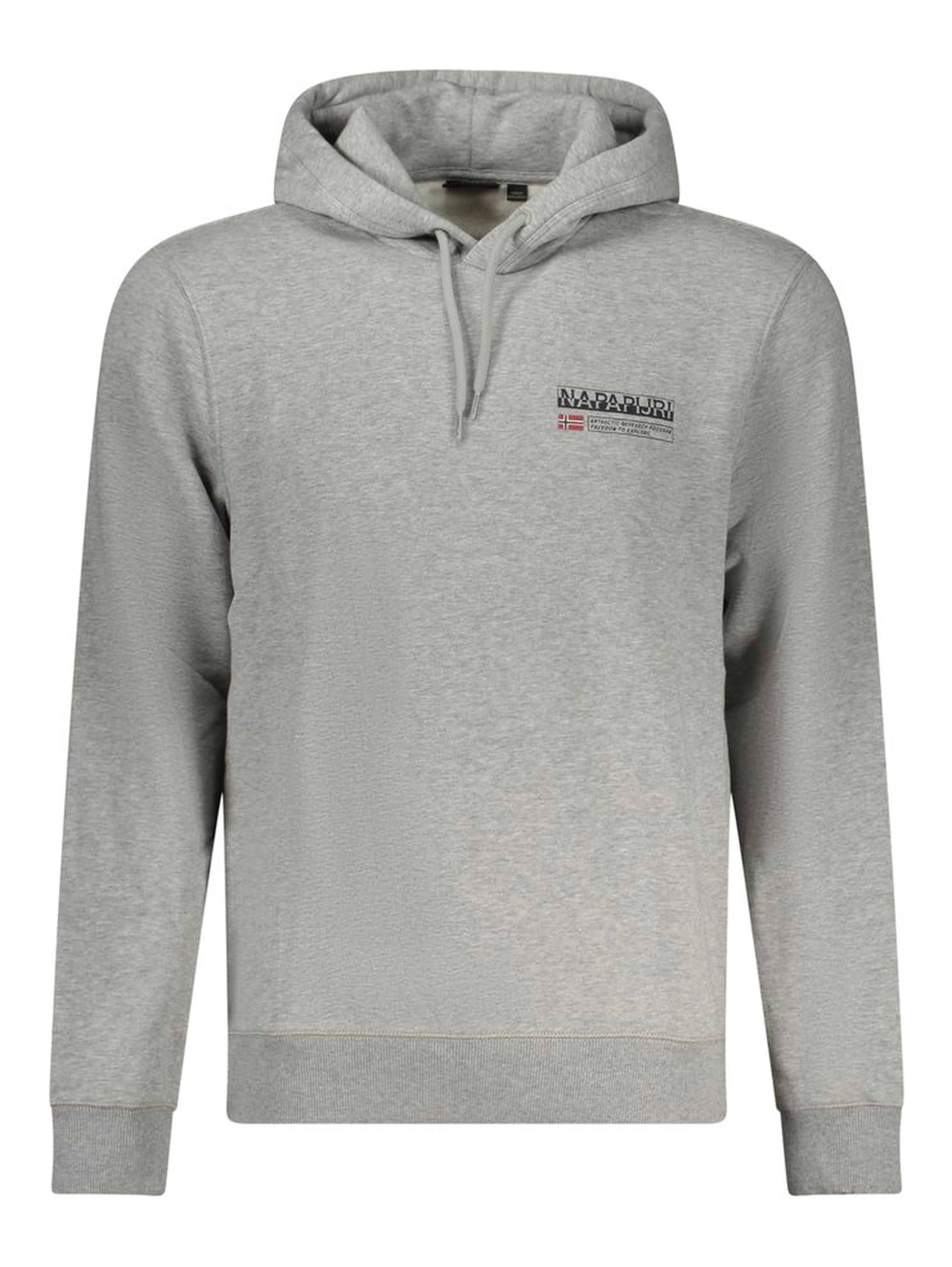 Gray Cotton Men Sweater