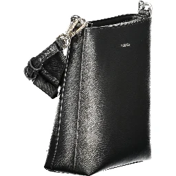 Black Polyester Handbag
