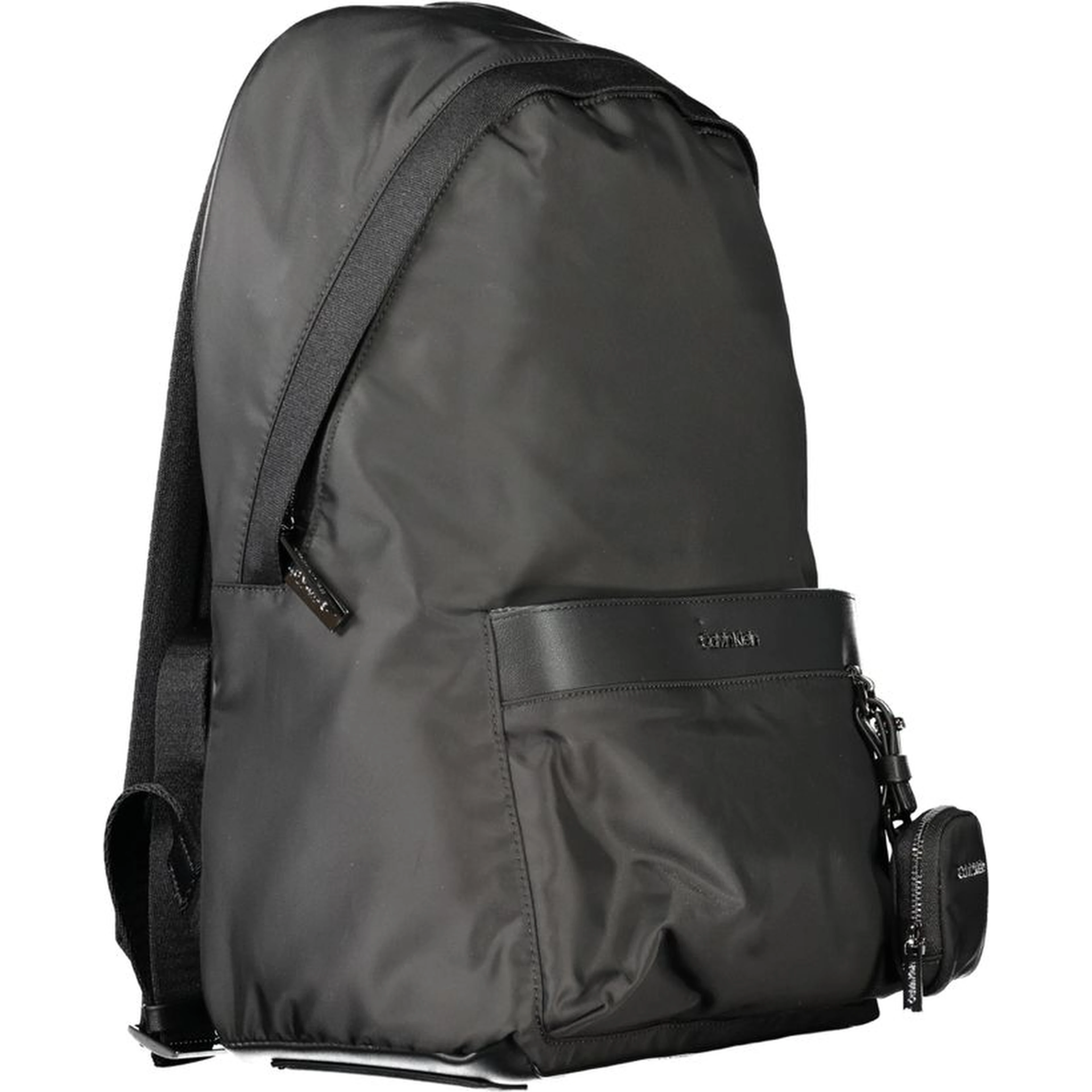 Black Polyester Backpack