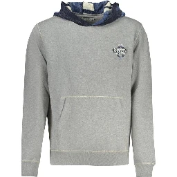 Gray Cotton Men Sweater